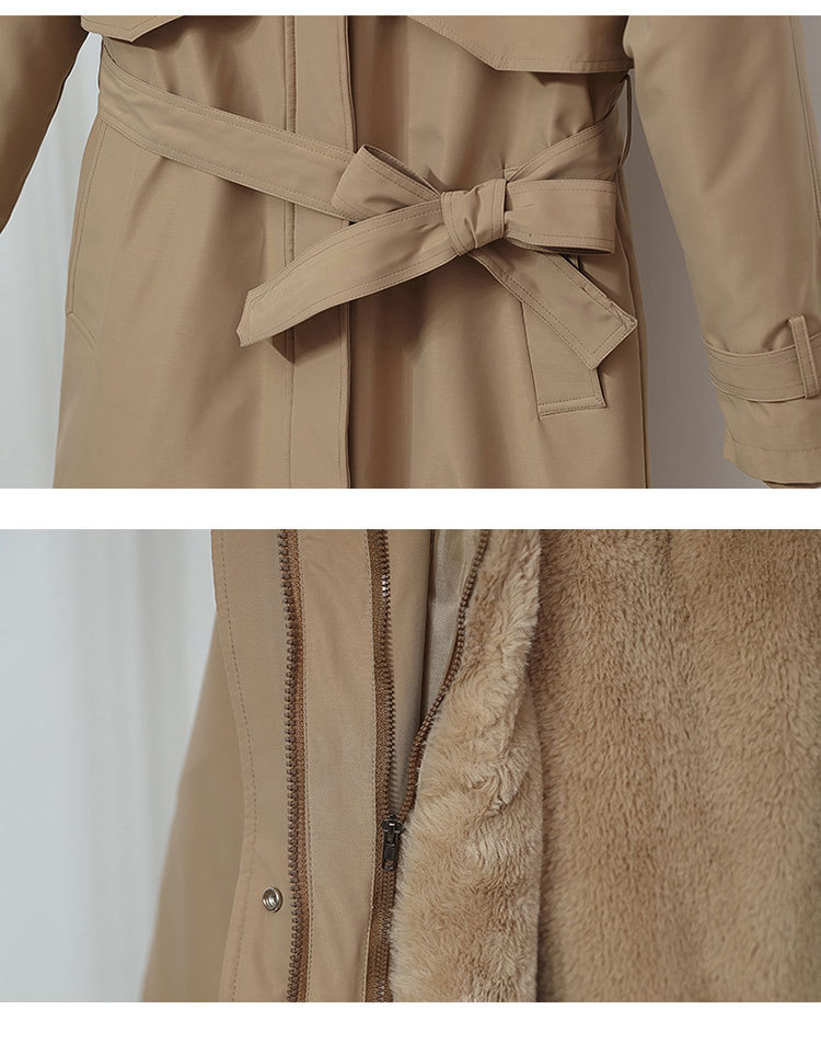 Women's Clothing Wear To Overcome Cotton-Padded Long Fashion Over The Knee One Coat Three Wear Cotton-Padded Clothes_voghion.com
