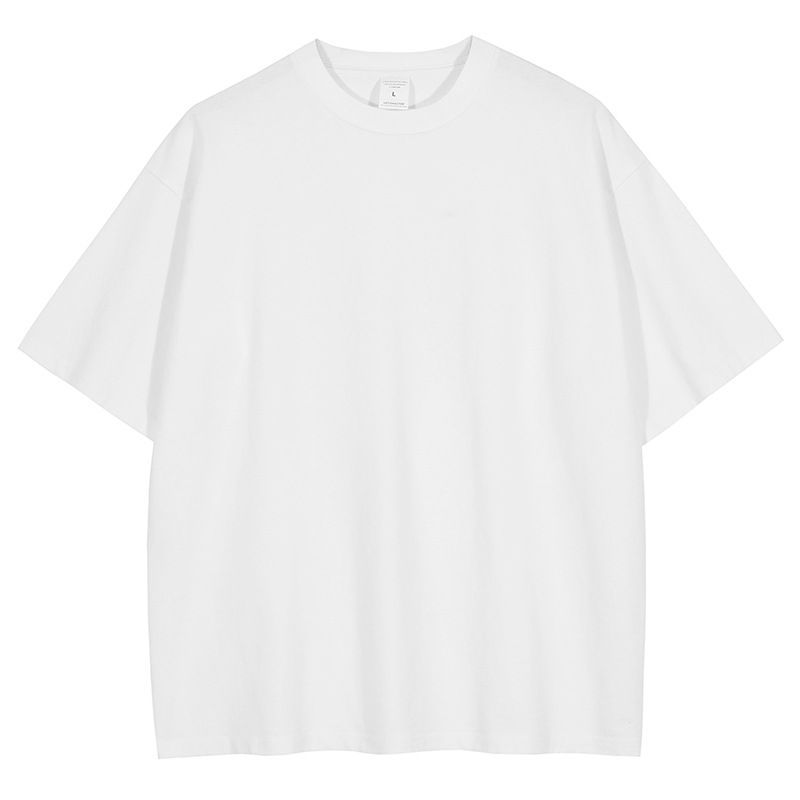 Unbeatable Quality 2025 Summer New Men's Trendy Brand Pure Coon Zero Shrinkage 310g High Qualiy Washed Shoulder Down Shor Sleeve_voghion.com