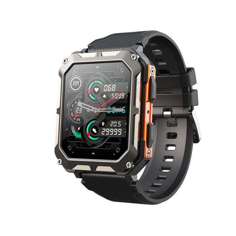 C20pro Bluetooth Call Smart Watch Outdoor Tre Protezioni Sport Impermeabile Contapassi Frequenza Cardiaca Pressione Ossigeno Sanguigno_voghion.com