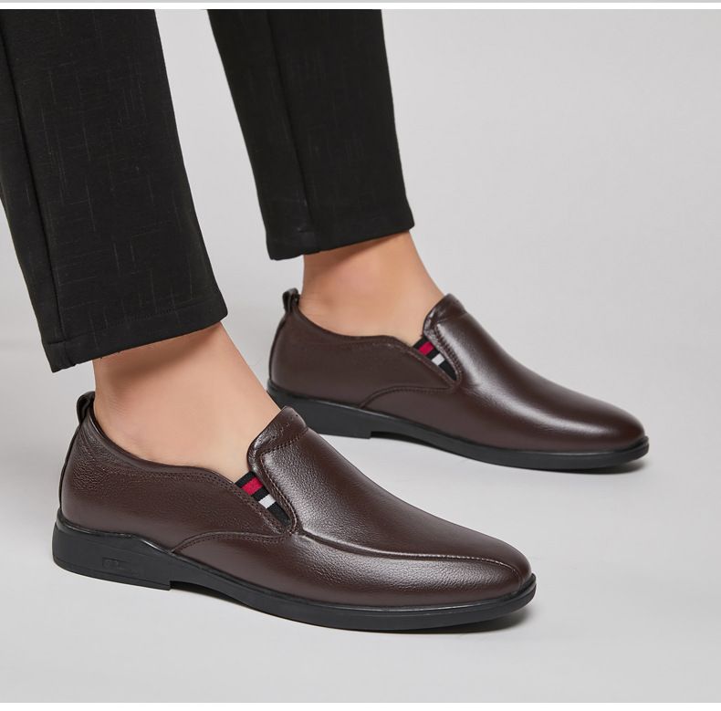 Fußüberzüge, lässige Herren-Lederschuhe, bequeme Business-Schuhe, formelle Herrenschuhe_voghion.com