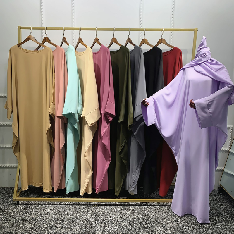 Vestido de bata turca de Oriente Medio, Dubái, vestido de talla grande_voghion.com
