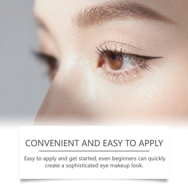 Zephoco Nude Lidschattenstift, matte Textur, seidig, leicht, integrierter Pinsel, einfach aufzutragendes Augen-Make-up_voghion.com