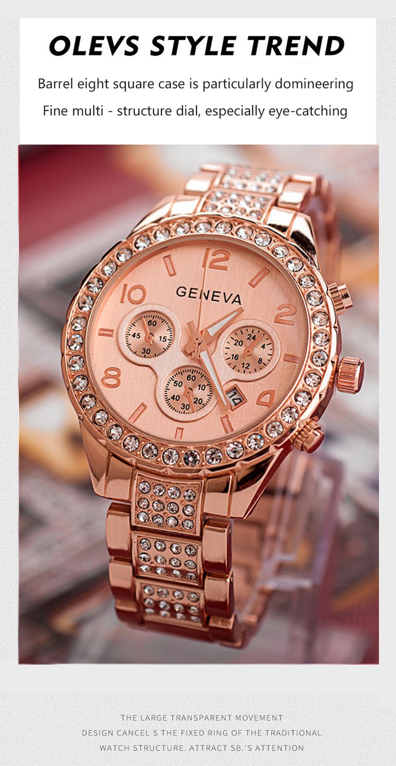 Elegant Stainless Steel Quartz Watch With Mineral Glass, Water Resistant, Luminous Hands, And Butterfly Clasp For Women_voghion.com