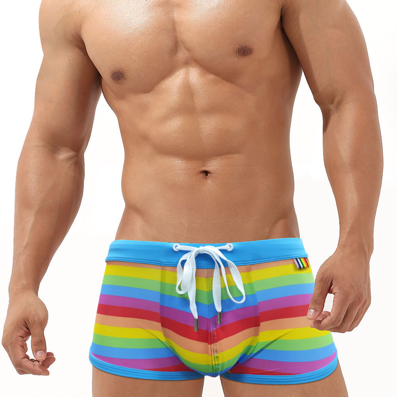 MERCURY Maillot de bain sexy pour hommes, maillot de bain d'été pour enfants, maillot de bain pour hommes, push-up, taille basse, pour la plage, la journée de la fierté, pantalon de bain pour gays_voghion.com