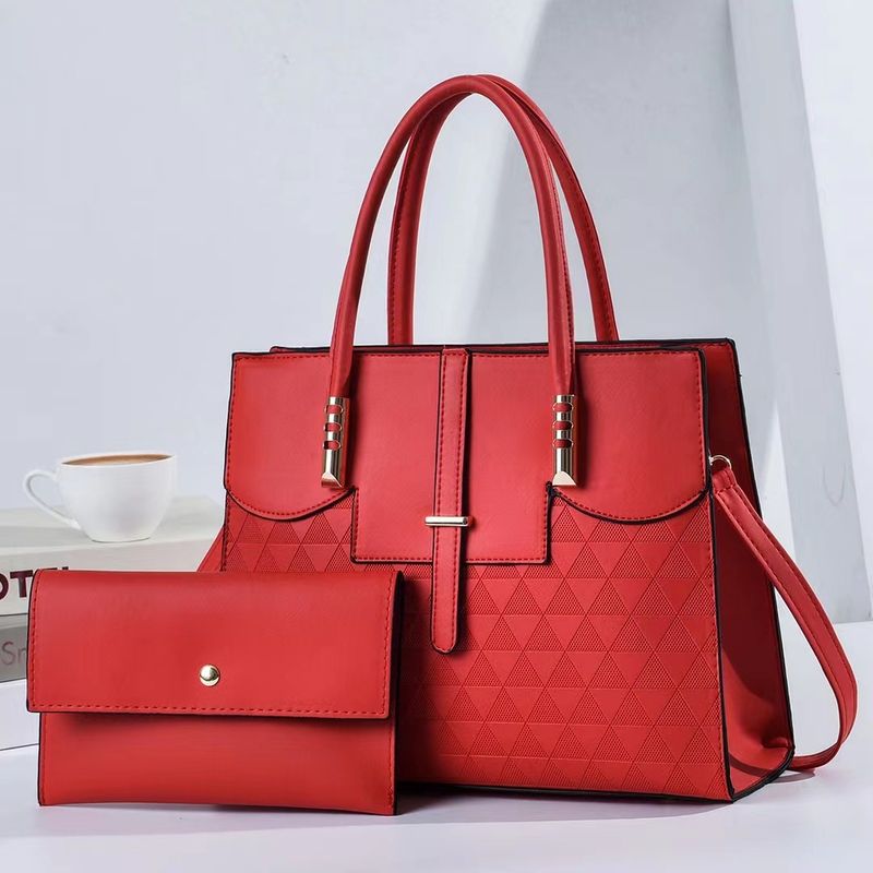 Women's Handbag Two-piece Women's Bag Temperament Handbag Women's Large Bag Simple Women's Bag Large Capacity Crossbody Bag_voghion.com