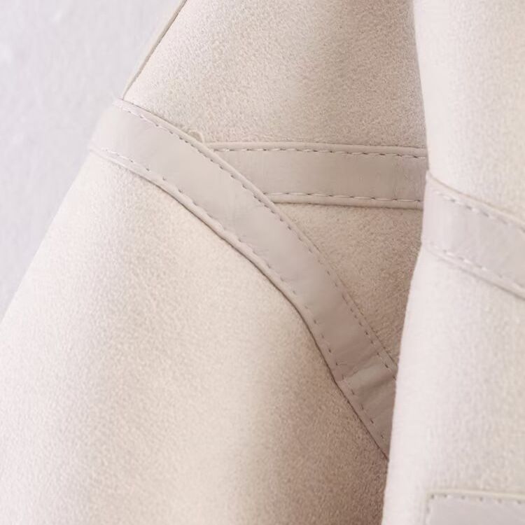 BSK&TRAF Damenbekleidung Herbst 2025 Neuer Stil Stehkragen Reißverschluss Verzierte Motorradkurze Jacke Mantel_voghion.com