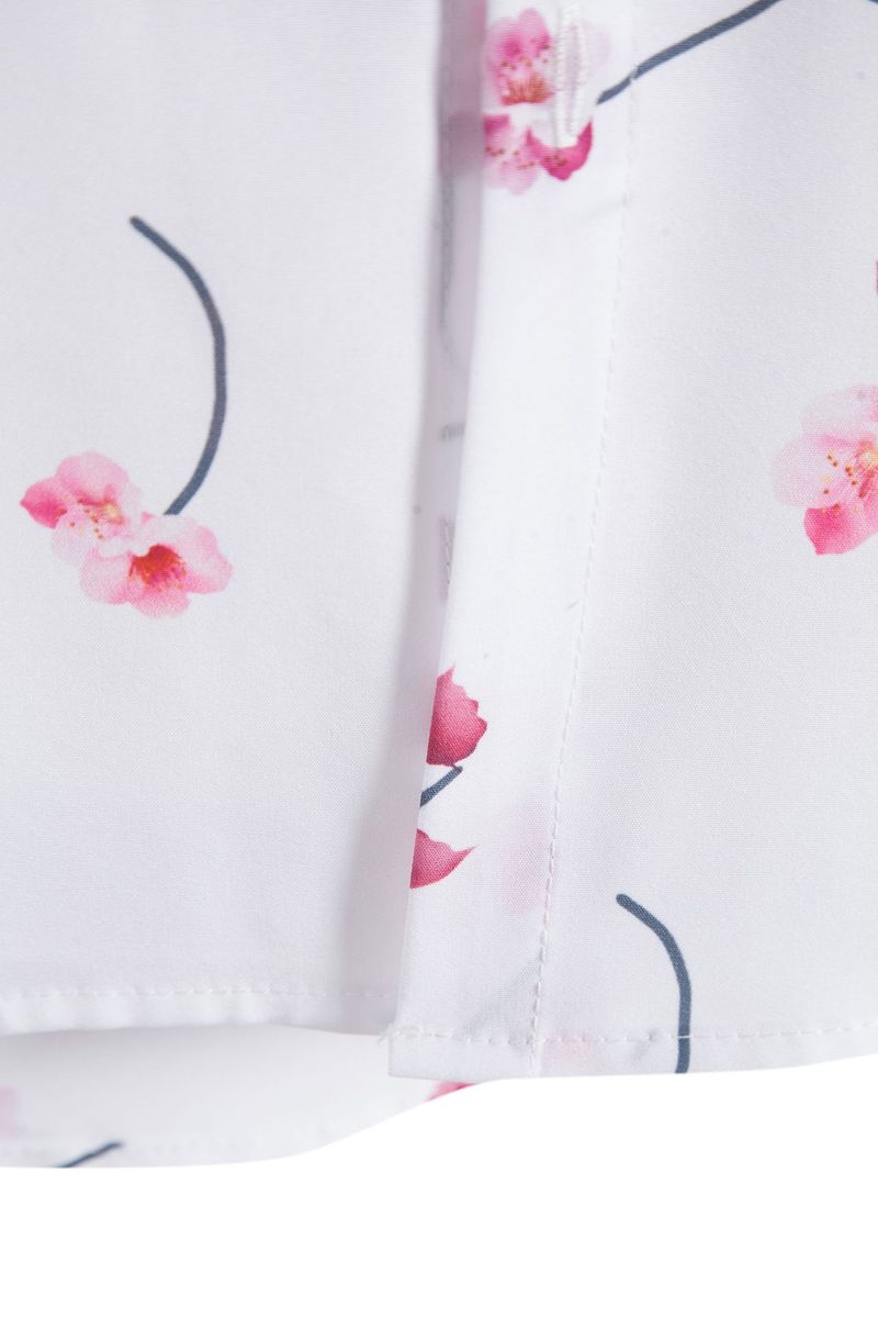 Camicia stampata Camicia casual stampata da uomo a maniche corte con colletto polo_voghion.com