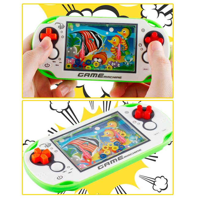 Máquina de arremesso de anel de água clássico portátil, console de jogo, teaser de cérebro, brinquedo infantil_voghion.com