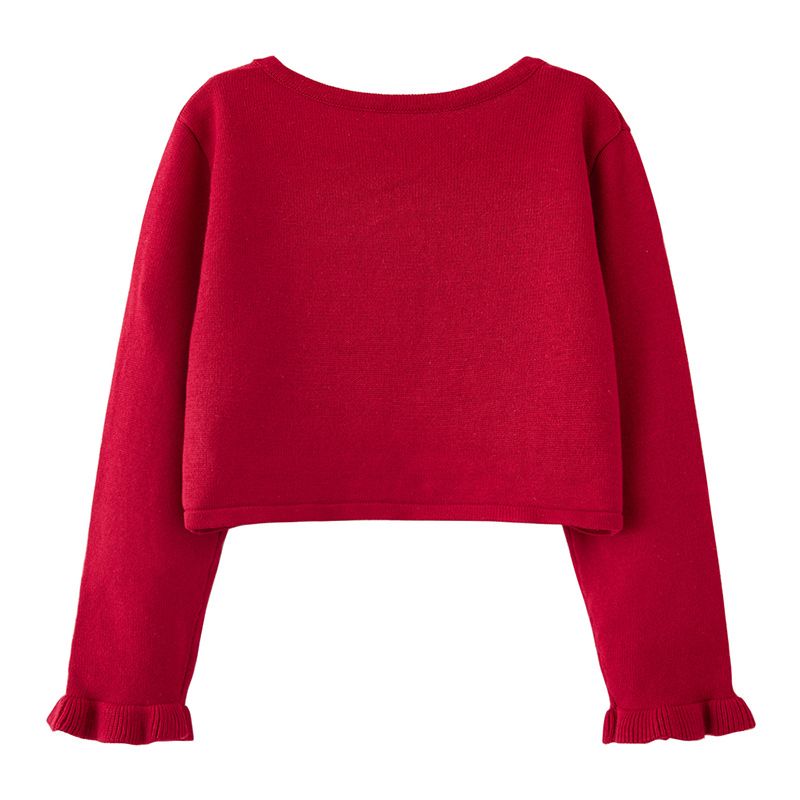 Cardigan de protection solaire fait main en perles pour filles de 8 à 16 ans – Veste d'été en tricot léger, aérée et élégante_voghion.com