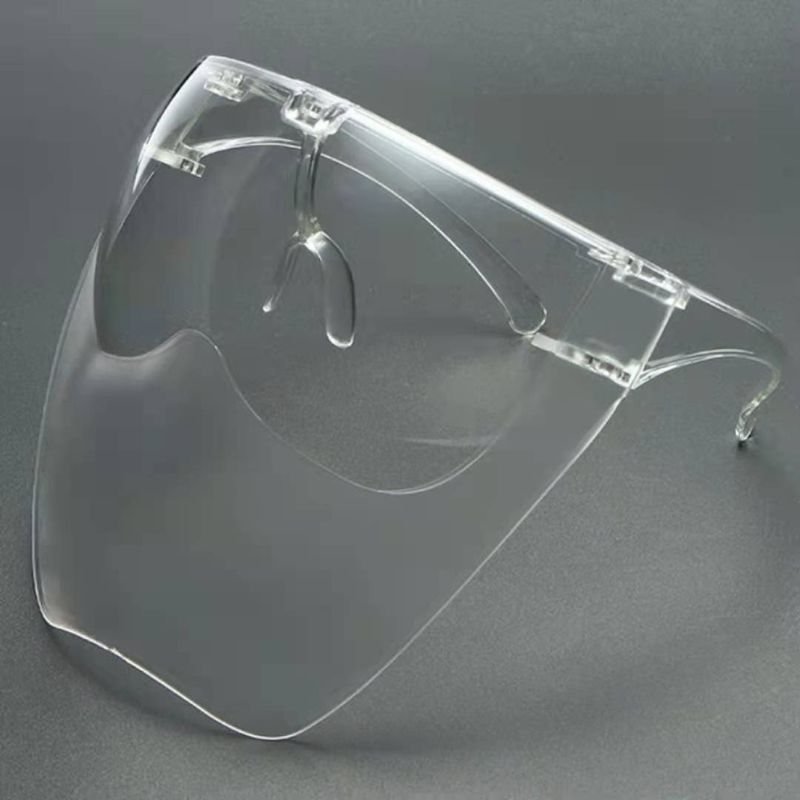 LazyZoom New Matte Anti-Fog Mask Transparent Protective Goggles Windproof Anti-Splash Face Shield_voghion.com