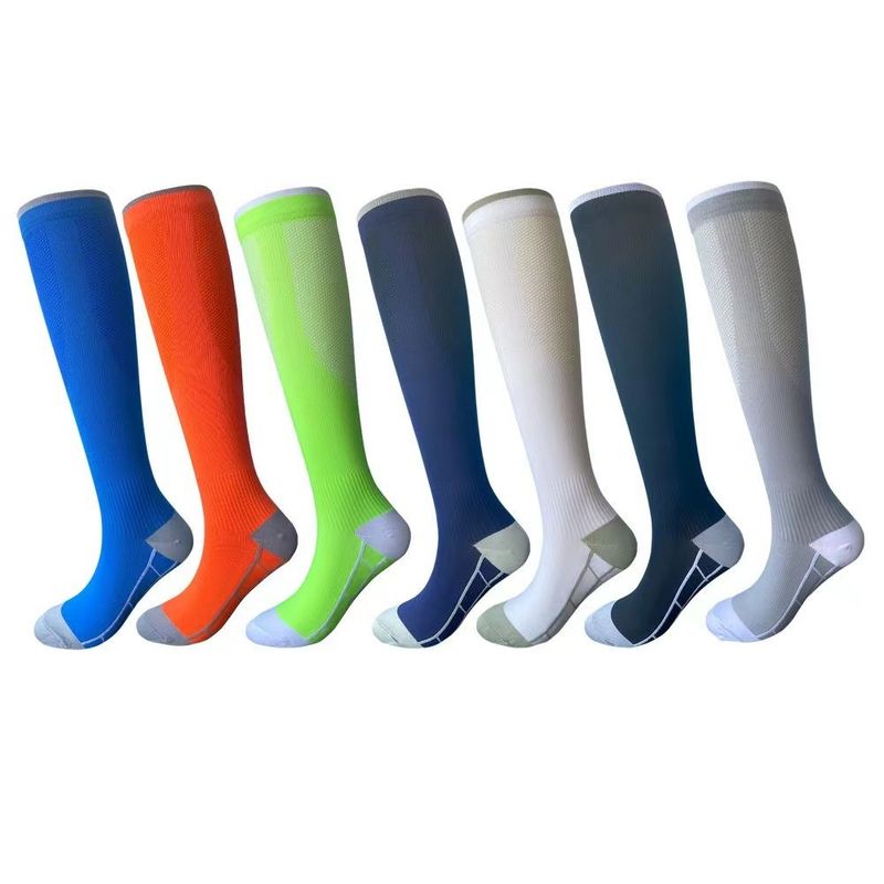 Calcetines de fútbol, calcetines de compresión para deportes profesionales, calcetines de compresión para correr, calcetines finos de pantorrilla para mujer, calcetines para saltar la cuerda, fitness, yoga, golf, calcetines de presión muscular._voghion.com