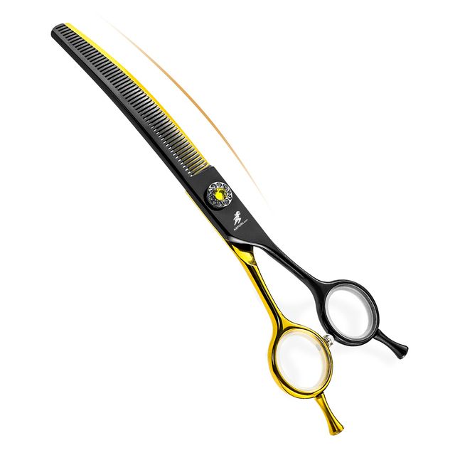 Professional Stainless Steel Dog Scissors 7 Inches By PawParty Store_voghion.com