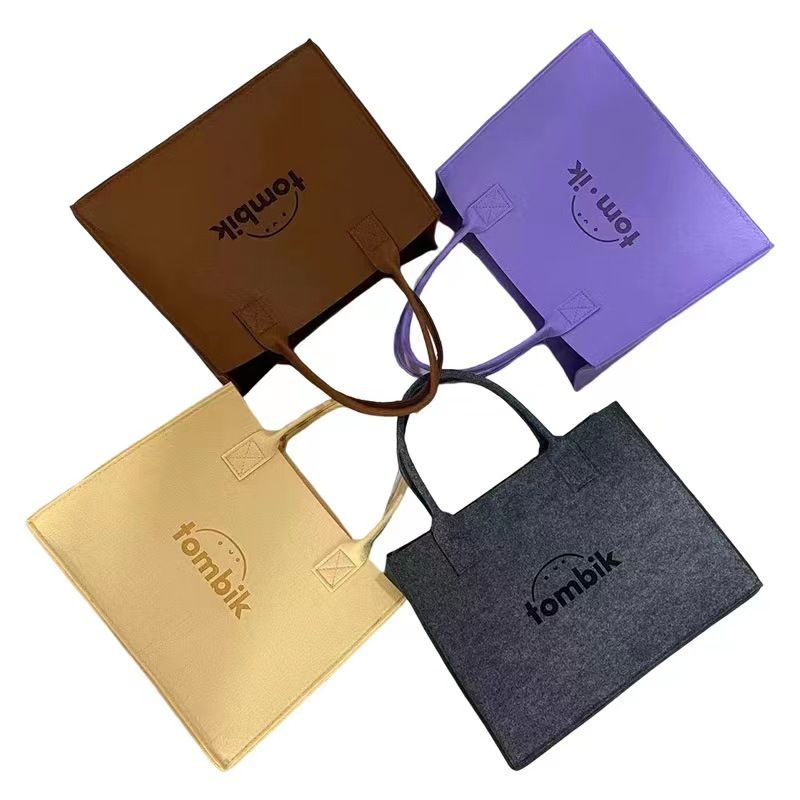Borsa a mano da donna, nuova borsa in feltro, grande, media e piccola_voghion.com