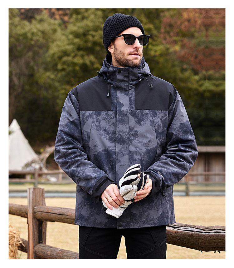Korean Style Men's Down Jacket – Trendy Couple Matching Hooded Puffer Coat, Lightweight & Fashionable (Black/Ivory White/Tea Green, XS-3XL)_voghion.com