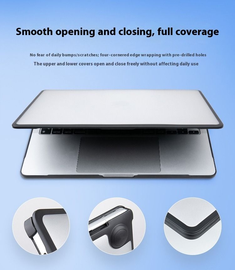 Funda protectora para portátil Macbook Pro Air13 de 14 pulgadas Funda protectora Funda mate_voghion.com