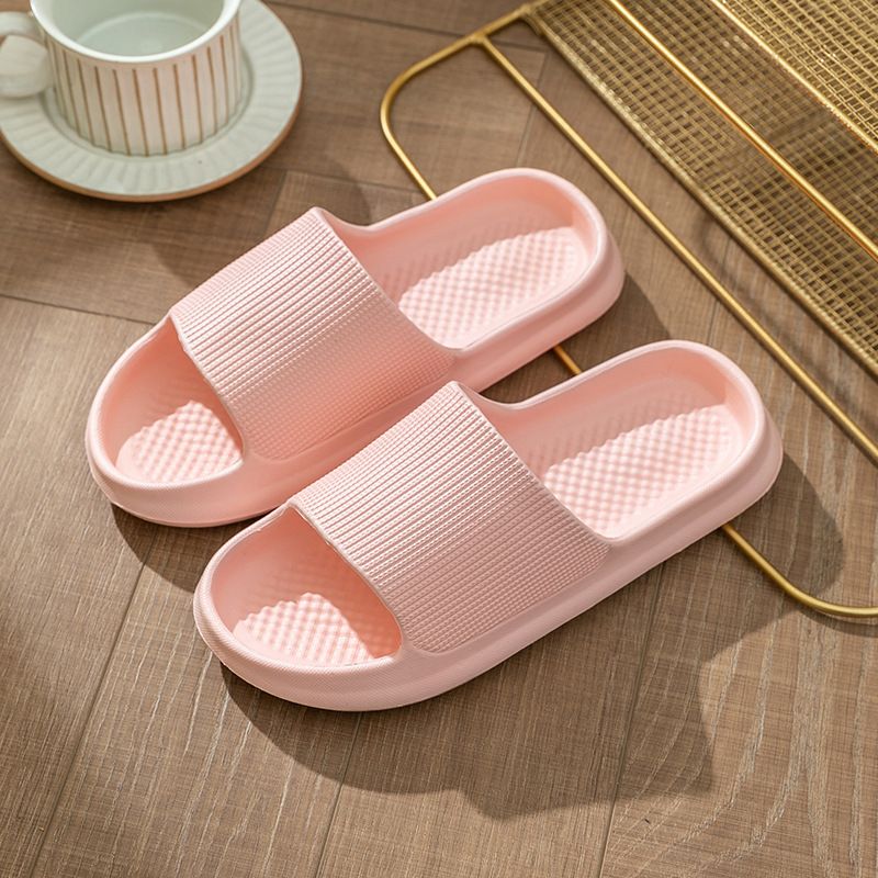 Hausschuhe Damen für Herren zu Hause, Paar Coole Indoor-Einzeilige Hausschuhe, Badezimmer, Duschpantoffeln_voghion.com