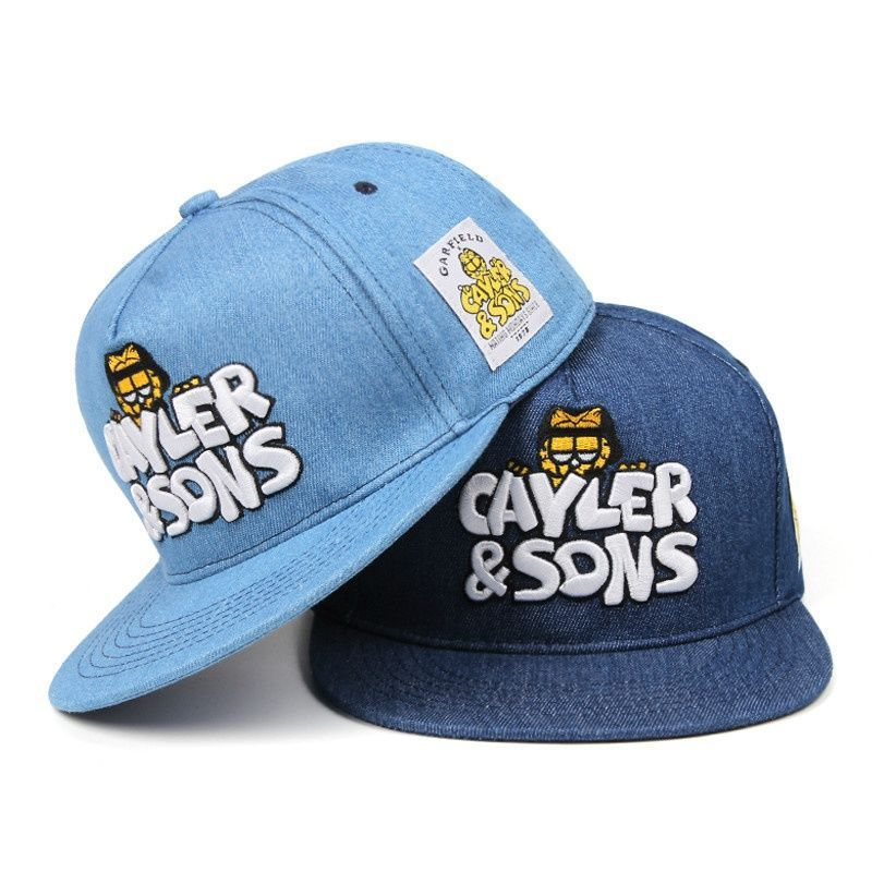 Cappello da baseball Garfield con bordo piatto da uomo e da donna hip-hop La Cina ha un cappello alla moda rap hip-hop_voghion.com