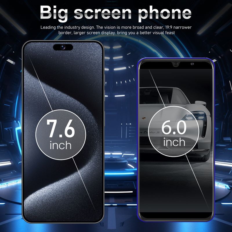 I15ProMax Smartphone 16 + 1T Android 7,3-Zoll-Großbildschirm Ozon Heißer Verkauf_voghion.com