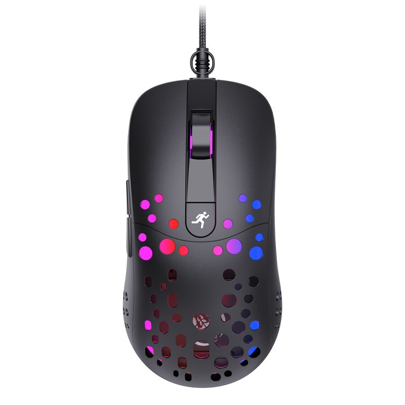 Lach RGB Glow Makro Programméierung Spillmaus 6-Knäppercher fir Luuchten auszeschalten Verschidde verkabelt Mausen_voghion.com