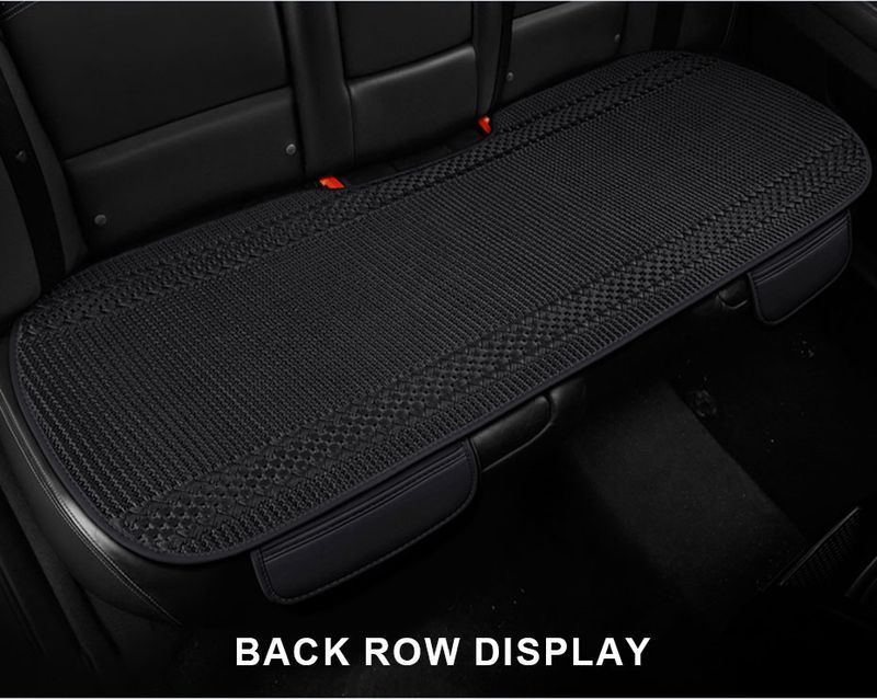 SEAMETAL Sommer-Autoabdeckung, atmungsaktive Eisseide, universelle Sitzkissenmatte für Vorder- und Rücksitze, Schutz für den Autoinnenraum_voghion.com