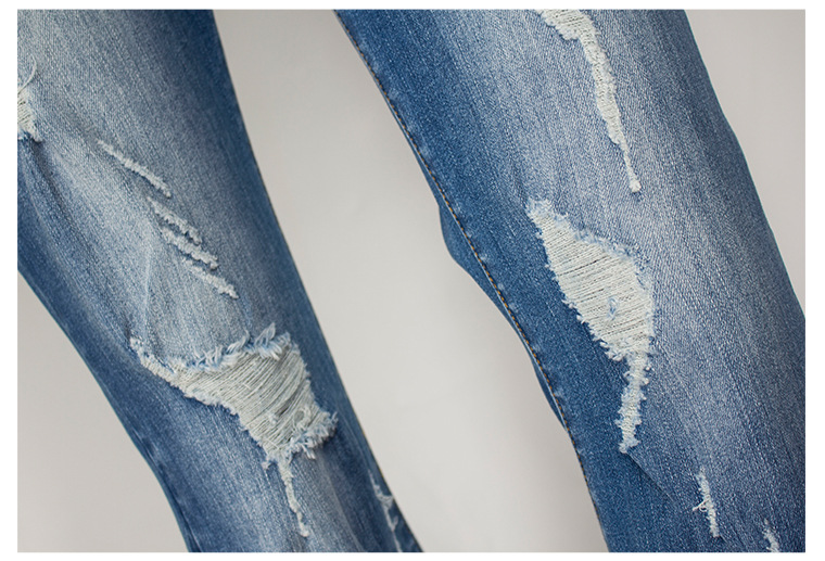 Γυναικεία ρούχα με τζιν για γυναίκες Βαριά βιομηχανία τρισδιάστατο κέντημα 3D Γυναικείο τζιν παντελόνι_voghion.com