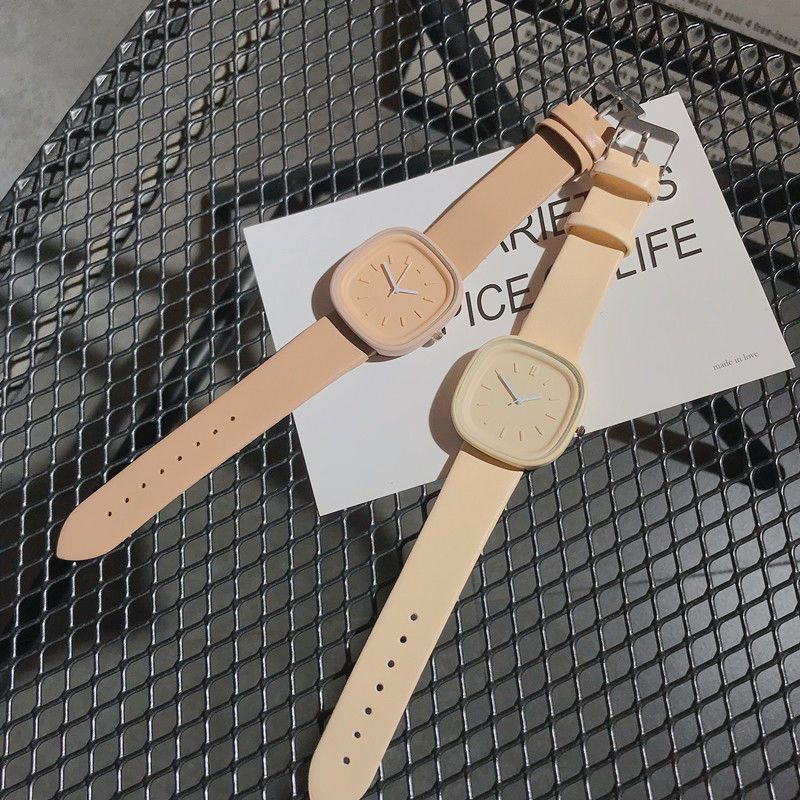 Orologi per bambini, orologio color tè al latte, orologio di alto valore, orologio estivo per studenti, serie Forest, orologi semplici, piccoli e freschi, dal design di nicchia, per scuole medie_voghion.com