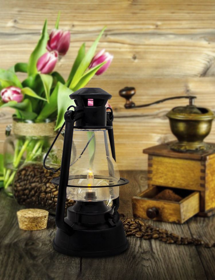 Vintage-LED-Öllaterne – flackernder Flammeneffekt, Größen 17 cm und 25 cm, batteriebetrieben für Innen- und Festivaldekoration (Rot/Kupfer/Schwarz/Silber)_voghion.com