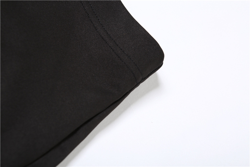 Abbigliamento da donna tinta unita gonna a fessura sull'anca con borsa a vita alta dimagrante moda di strada_voghion.com