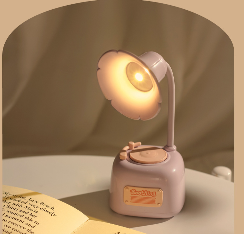 Nuova lampada da tavolo creativa a forma di fonografo, con dimmerazione continua, regalo di compleanno, luce notturna ricaricabile per dormitorio con musica_voghion.com