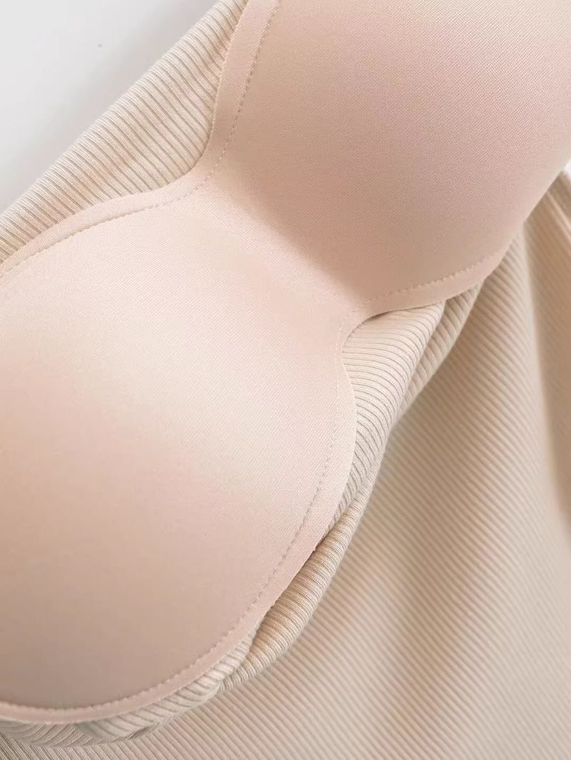 Halter strap, breast cushion, suspenders, bodysuit, bodysuit, one-piece tee, shapewear_voghion.com