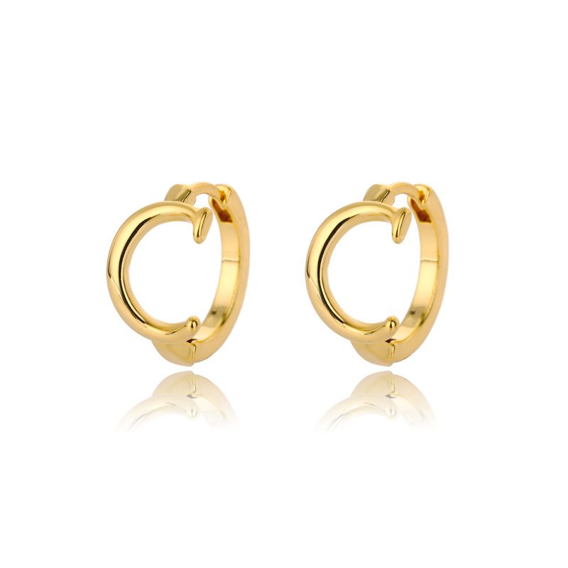 Korean new style 26 English letters earrings for women simple temperament cold style earrings name earrings_voghion.com
