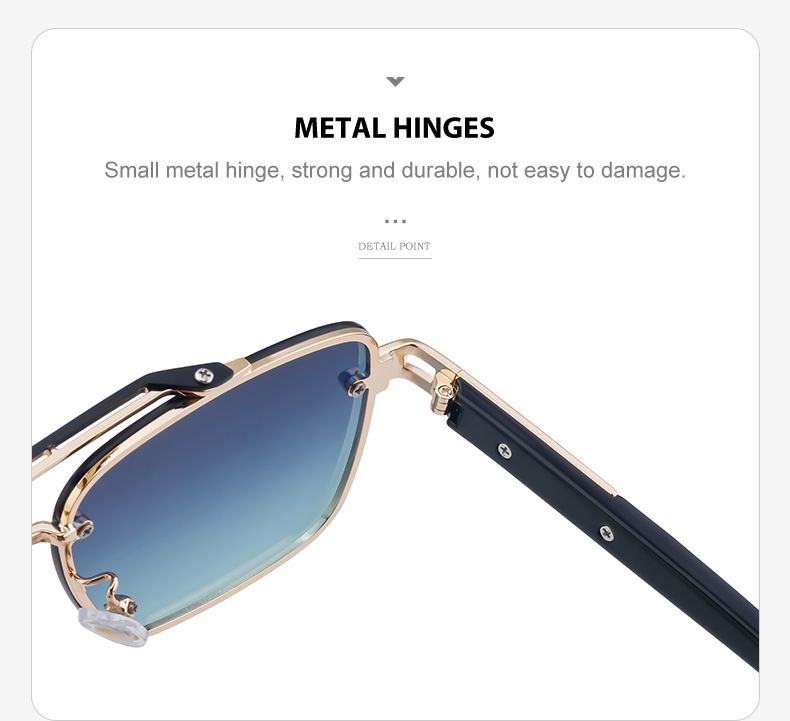 2025 Summer New European And American Cut Edge Frameless Sunglasses For Men, High-end Sunglasses For Men, Trendy Sunglasses For Men, Sunglasses_voghion.com