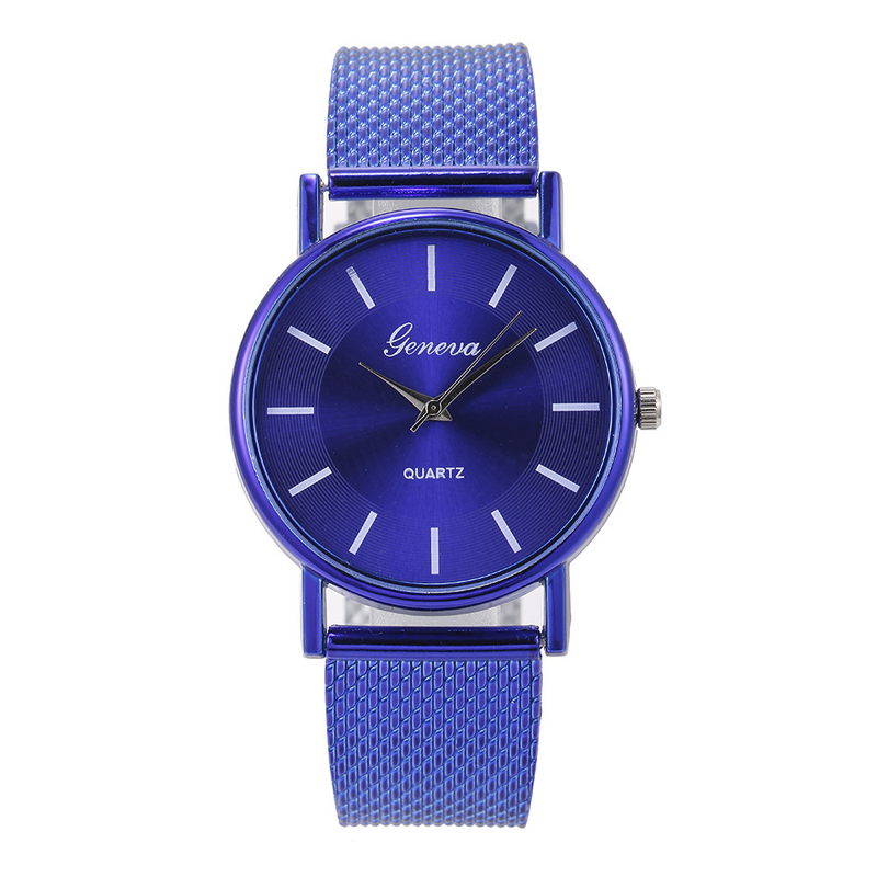 Paar-Unisex-Uhr, Damen-Studenten-Mode-Mesh-Quarzuhr_voghion.com