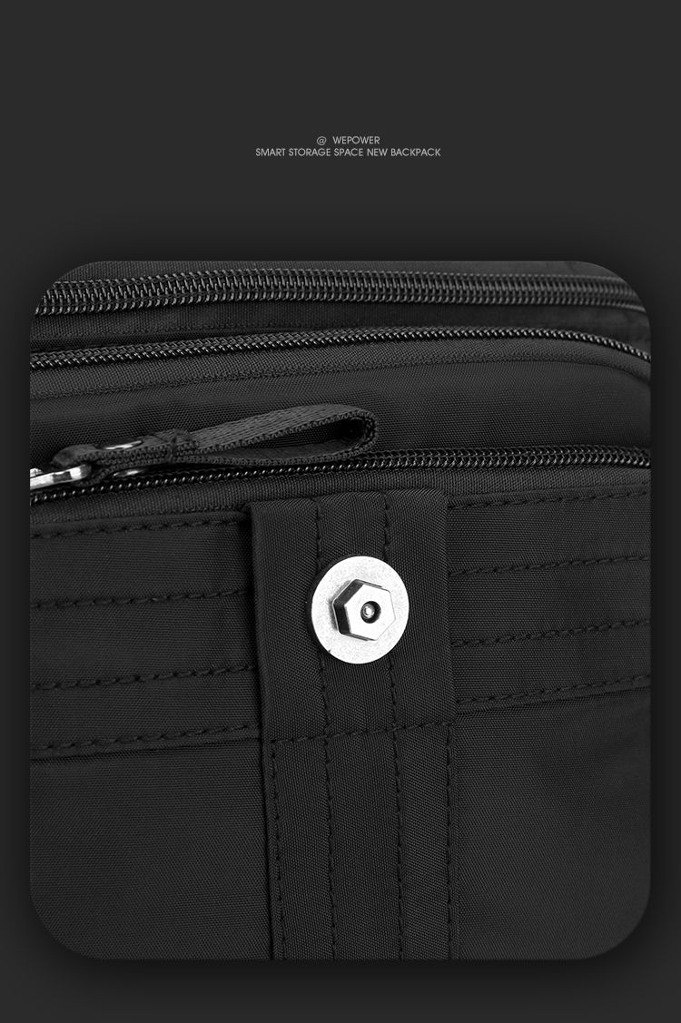 Nuovo arrivo, borsa a tracolla grande da uomo con tasche multiple, in nylon, impermeabile, per esterni, piccolo zaino_voghion.com