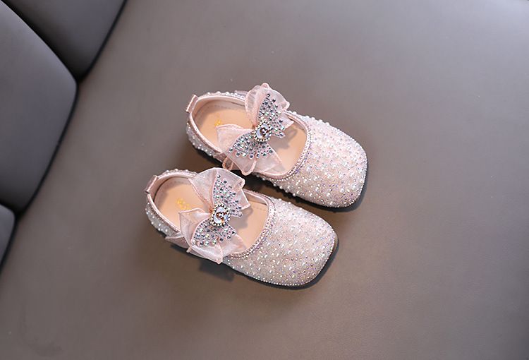 Version Mädchen Kleine, Mittlere Und Große Kinder Prinzessin Einzelne Schuhe Leder Schuhe Tanzschuhe Performance Schuhe_voghion.com