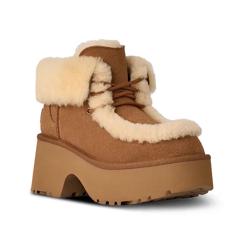 2025 Autumn Winter Fleece-Lined Comfortable Height-Increasing Snow Boots For Petite Women, 7CM Increase_voghion.com