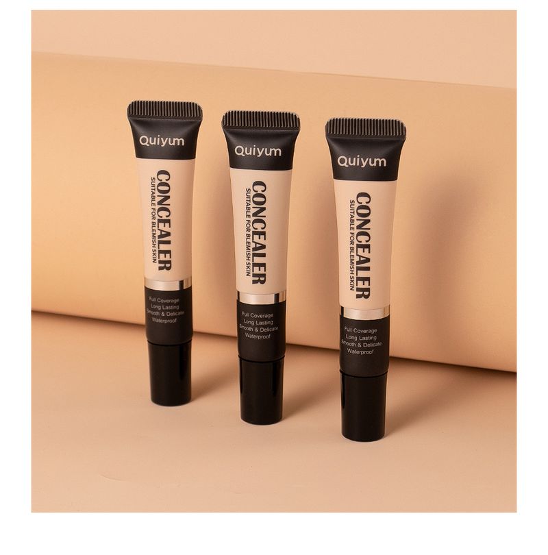 Concealer QUIYUM Cream 8g (color Box) Three Colors Optional Contour Concealing Blemishes Cosmetics Makeup_voghion.com