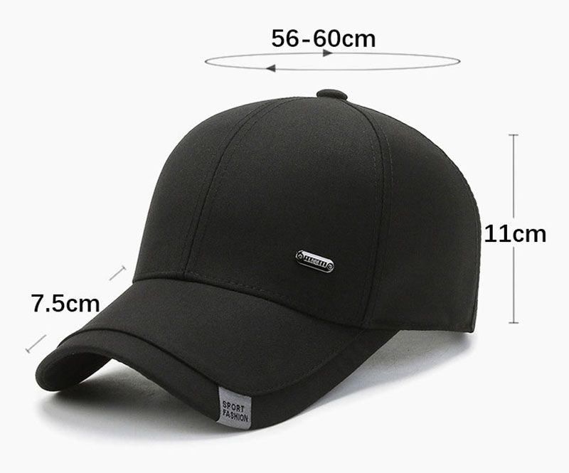 Nya män Business Snapback Baseball Man Utomhussport Solskydd Keps Kvinnor Mode Brevhatt Bomull Visir Justerbar_voghion.com