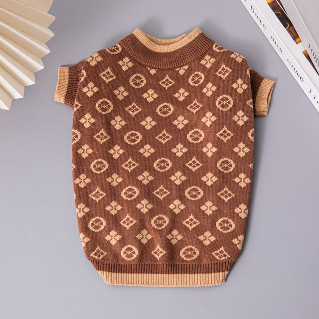 Fashionable Dog Sweater For 1-10kg Double Layer Thickening Autumn And Winter Warm High Elastic French Bulldog Pet Clothes_voghion.com
