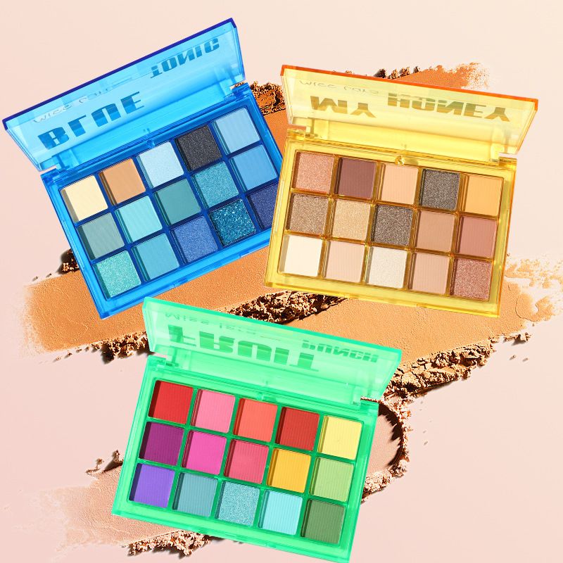 MissLara 15 sweetheart party plate matte pearl color play makeup eye shadow_voghion.com