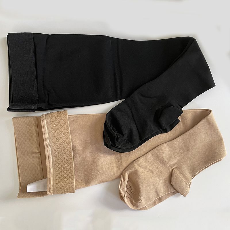 Calze secondarie lunghe sopra il ginocchio elastiche a compressione medica anti-varicose protezione per le gambe delle donne incinte_voghion.com