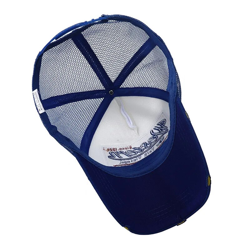 New Letter Embroidery Baseball Cap Men with Mesh Snpabck Hat Chapeau Homme Summer Breathable Y2K Trucker Hats for_voghion.com