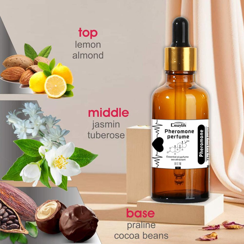 Pheromon-Duft, 10 ml, für Männer, lockt Frauen an, Androstenon-Pheromon, sexuell stimulierendes Duftöl F_voghion.com