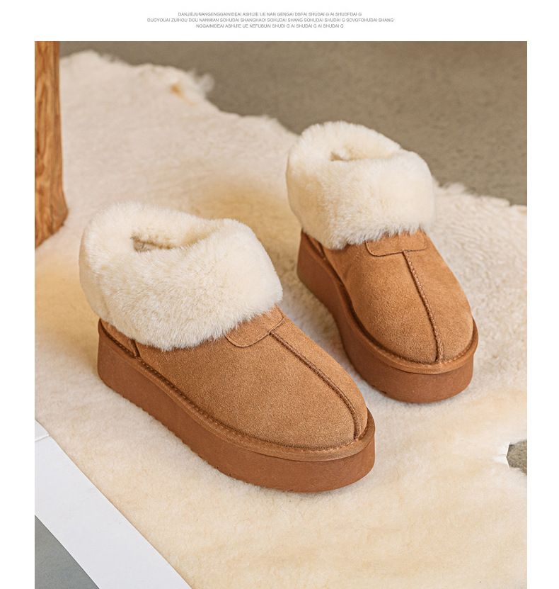 Designer Fluffy Sneeuwlaarzen Mini Dames Heren Winter Australië Tasman Platform U G Laars Bont Pantoffel Enkel Wollen Schoenen Schapenvacht_voghion.com