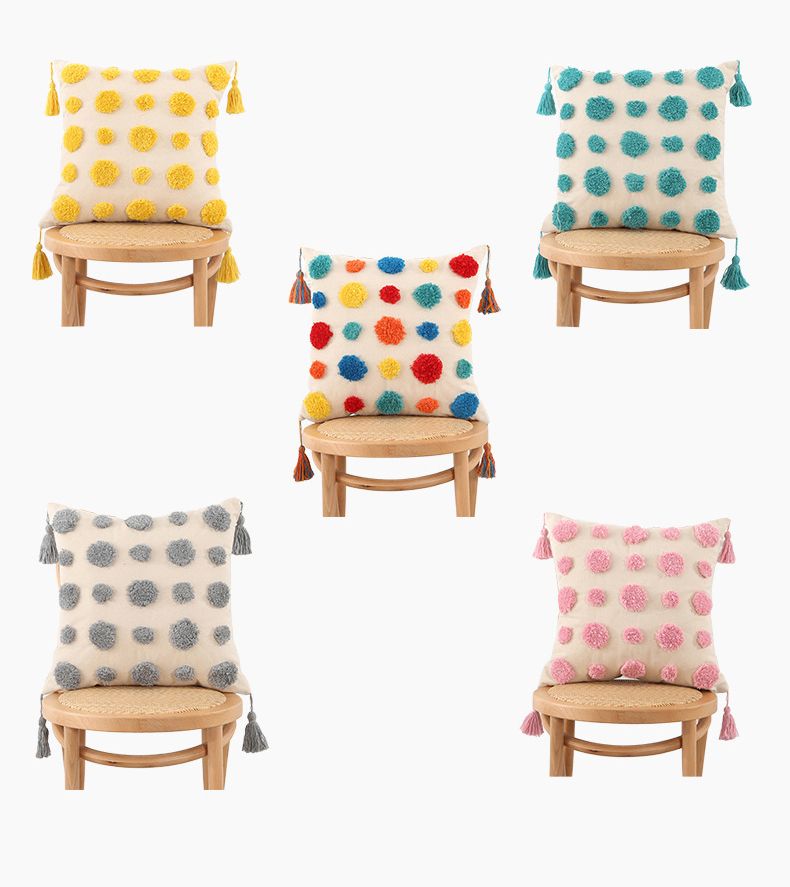 Bohemian Tufted Kissenbezug Nordischer Kissenbezug für Sofa Wohnzimmer 45x45 Dekorative Kissen für Couch Auto Home Weihnachtsdeko_voghion.com