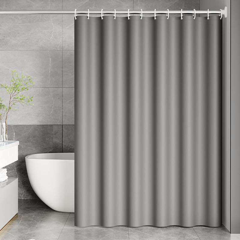 Set da bagno impermeabile e spesso in tinta unita, non necessita di foratura, adatto per hotel e dormitori, finestra per doccia_voghion.com