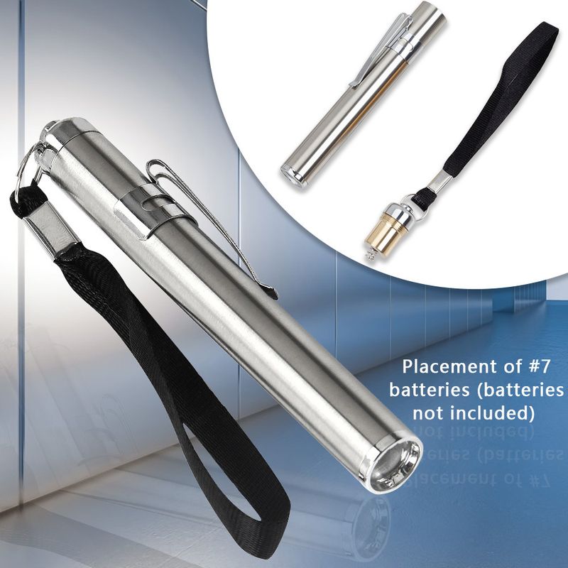 Mini penfërmeg Edelstahl LED Highlight Rees Camping Outdoor Haushalt Portable Taschenlamp_voghion.com