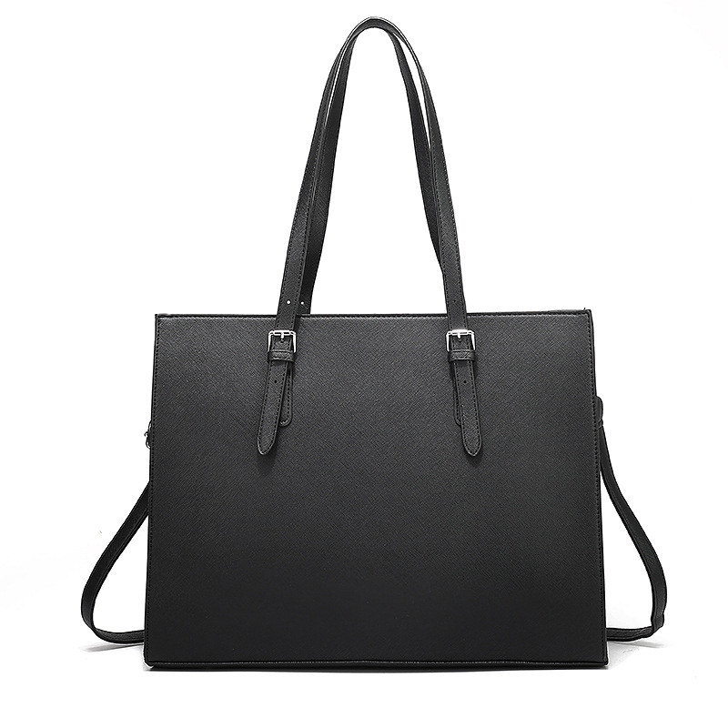 Borsa a tracolla grande, elegante e versatile, con motivo a croce per laptop, da donna, 2023_voghion.com