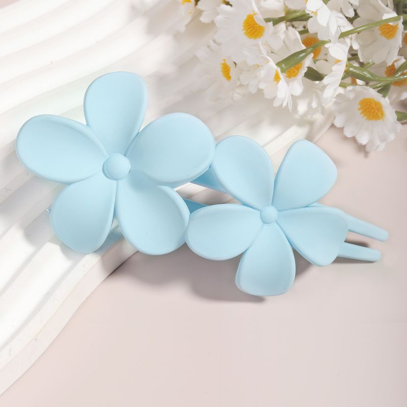 Set van 8 snoepkleurige eendenbekclips met bloemenmotief - Premium lente-/zomerhaarspelden voor schattige zijwaarts geveegde en half-opgestoken kapsels_voghion.com