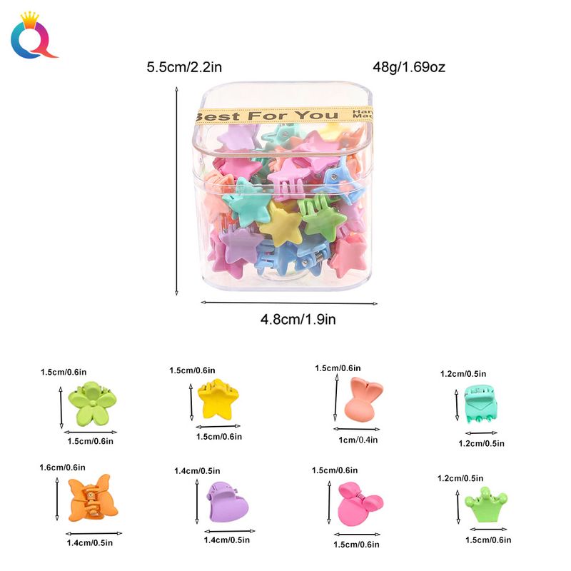 Unisex Κλιπ Μαλλιών σε Χρώμα Καραμέλας Μικρό Κουτί Κλιπ Χρωματιστή Πλεξούδα Μικρό Κλιπ Κλιπ Σπασμένες Φράντζες Κλιπ Κλιπ Κλιπ Κλιπ_voghion.com